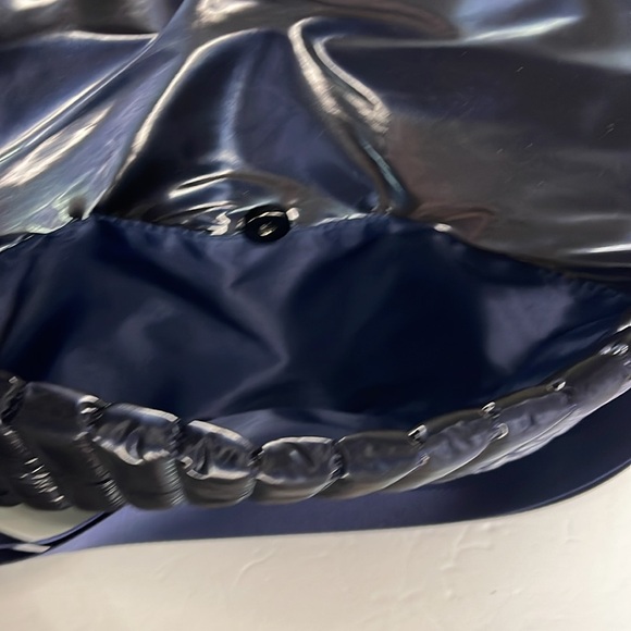 Sondra Roberts Squared Quilted Crossbody Bag - Navy Blue - Picture 9 of 10